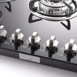 Estufa de <span class=keywords><strong>Gas</strong></span> Integrada RAF de 5 Quemadores con Cubierta de Vidrio Templado Diseñada para Instalación Empotrada en Cocina con Llama Potente y Estable - Product Image 5