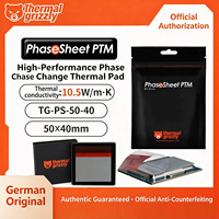 Thermal Grizzly PhaseSheet PTM Phase-Change Pad TG-PS-50-40 untuk CPU, Kartu Grafis, Laptop