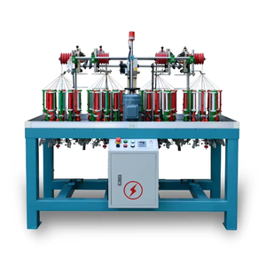 XUZHOU HENGHUI KBL-16-4-90 16 broches 4 têtes cordon élastique lacet dessin chaîne tressage machine prix - Product Image 1
