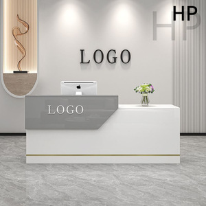 Balcão de Caixa para Loja, Mesa de Recepção para Pequenas Lojas de Roupas, Salões de Beleza e Cabeleireiros, Design Simples, Modelo 1 - Product Image 2