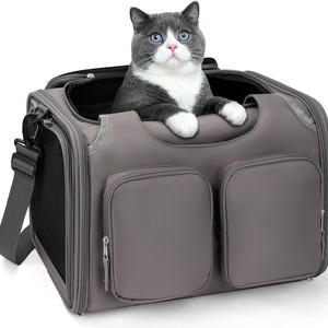 Lightweight Crossbody Pet Carrier - Breathable Handheld Bag for Small & Medium Dogs - Product Image 2