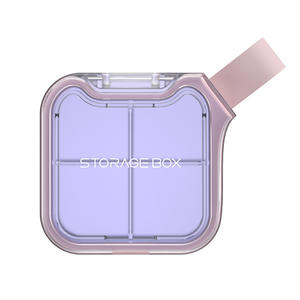 Boîte de rangement portable à 7 compartiments pour l'organisation quotidienne des médicaments, avec couvercle transparent et design compact - Product Image 2