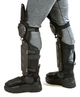 Protège-jambes tactiques robustes en EVA, protection professionnelle pour tibia, genou et cheville, plaque rigide, fermeture à boucle
