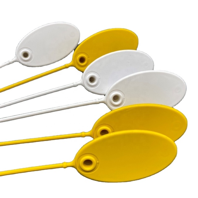 Custom Clothing/Garment Hang Tags 210mm Rfid Long Plastic Security Seal with Lock for Handbags EAS Systems NFC Shoe Laundry