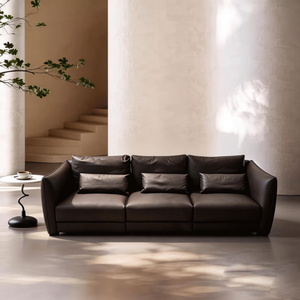 Sofá Reclinable Eléctrico de 3 Plazas en Cuero Genuino con Opción de Tela de Terciopelo, Conjunto Moderno de Lujo para Muebles de Sala de Estar - Product Image 1