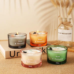 Bougies en cire de soja personnalisées de luxe faites à la main anniversaire <span class=keywords><strong>parfum</strong></span> de maison <span class=keywords><strong>parfum</strong></span>ées Velas Artesanales aromathérapie utilisation pour la décoration de la maison - Product Image 2