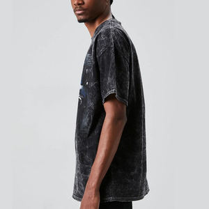 Camisetas de lujo de diseño para hombre, camisas con estampado Vintage de <span class=keywords><strong>Stranger</strong></span> Things lavado a piedra, venta al por mayor - Product Image 2