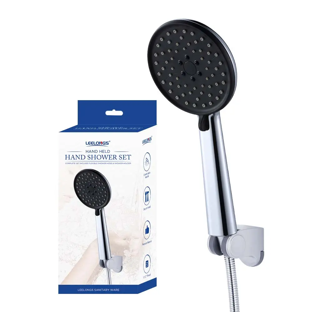 Ultra Thin and Light Weight Hand Shower, Super Higher Pressure 5 Functions Hand Shower Head For Low Water Pressure Home