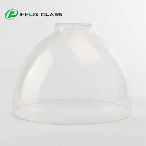 Abat-jour cylindrique en verre transparent durable, taille personnalisée, écologique, pour suspension moderne d'intérieur, couvercles de lampe faits à la main - Product Image 3