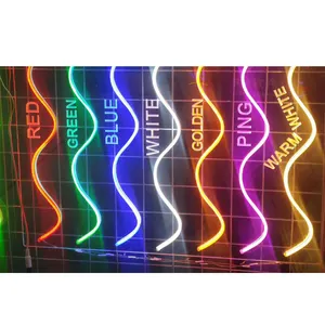 100 m/roll Led Rosso luce al neon, ROSSO NEON FLEX 12 V, single side emitting