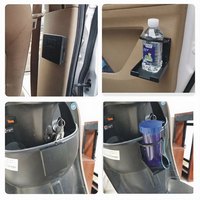 Support de tasse pliable pour voiture, anneau de 75 mm, support de bouteille pliable pour camping-car, accessoire intérieur de voiture