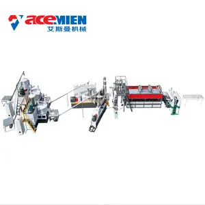 PVC plastic double/four layer roof tile roll forming machine production line