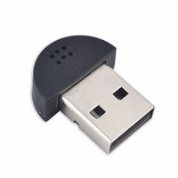Microphone USB 2.0 super mini, adaptateur audio MIC, studio portable, pilote de parole gratuit pour ordinateur portable/ordinateur/PC/MSN/Skype