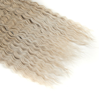 Extensions de cheveux synthétiques FASHION IDOL, vague d'eau, cheveux crochet, 24 pouces, Passion Twist, femmes, cosplay, couleur blonde rose, ARIEL LUXE
