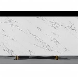 Comptoirs en pierre de quartz Calacatta au design moderne dessus de vanité vente en gros en usine pour usage domestique surface en quartz artificiel - Product Image 1