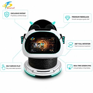 Machine VR <span class=keywords><strong>Panda</strong></span> rotative 360°, jeu VR à monnayeur, borne d'arcade de réalité virtuelle à deux places - Product Image 2