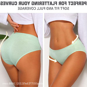 Cho Amazon Độc Lập Trạm Của Sexy Giữa Eo Quần Lót Mặc Bikini Tinh Khiết Mong Muốn Cộng Với Kích Thước Cotton Thoáng Khí Thân Thiện Với Da Mỏng - Product Image 3