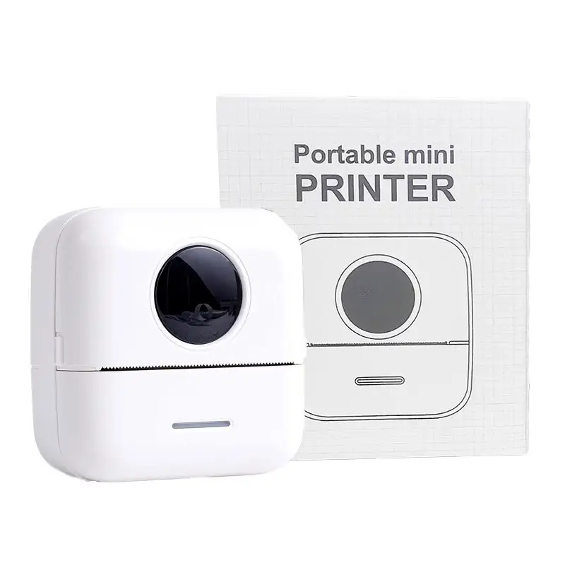 2023 tự dính ghi nhãn Maker máy cho doanh nghiệp nhỏ X5 Nhãn mini HD Máy in di động B t inkless nhiệt Sticker