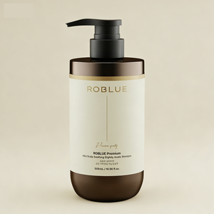 ROBLUE Shampooing Coréen Végétalien Doux 500ml Soin du Cuir Chevelu Légèrement Acide Anti-Chute Fortifiant Lissant - Product Image 1