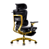 Chaises de bureau de direction ergonomiques haut de gamme de luxe en gros, chaises de réunion en cuir pour patron, accoudoirs 7D