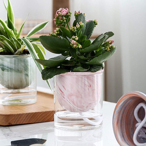 Maceta con Autorriego, Diseño Lindo con Letras 'Good Morning', <span class=keywords><strong>para</strong></span> Plantas Pequeñas y Flores, Decoración de Baño - Product Image 5