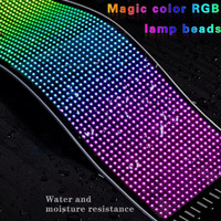 Panneau LED programmable personnalisable 16x32 Bluetooth APP Control Scrolling LED Car Sign Pre-Made Animations Flexible LED Matrix