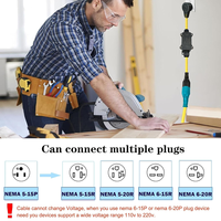 Prise sans fil étanche AC 110V 220V 20A avec télécommande RF pour systèmes d'irrigation de serres