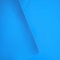 Tissu PVC tissé 500D 18x18 bleu ciel lumineux et résistant à l'humidité pour événements extérieurs