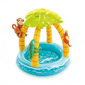 <span class=keywords><strong>Piscina</strong></span> Inflable de PVC para Niños de 1 a 6 Años, <span class=keywords><strong>Piscina</strong></span> de Juguete para Exteriores con Pelotas de Océano, Gruesa - Product Image 1