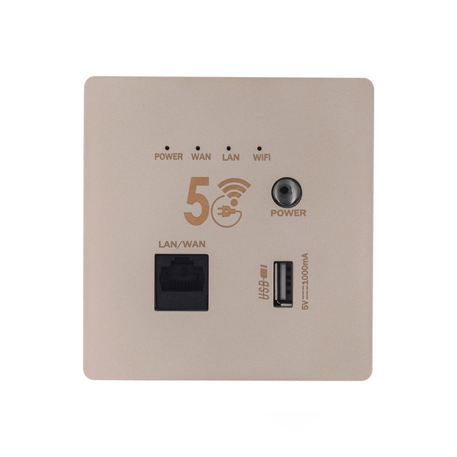 HUASIFEI Dual Band MTK7628D+MT7612E Standard Chip 1200Mbps In-Wall Wireless AP Wifi Access Point