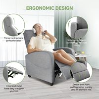 Meistverkauftes Elektrisches Relaxsofa 160 Grad Entspannungs- und Schlafsofa Modernes Wohnzimmersofa mit Massage Komfortables Ergonomisches Sofa