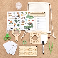 Kit de Explorador de la Naturaleza para Niños con Tablero de Caza del Tesoro, Juguetes de Aventura al Aire Libre para Niños y Niñas, Set Educativo de Aprendizaje STEM