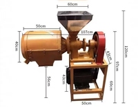 Machine à moudre le blé électrique d'une capacité de 150 kg/h, équipement de production de farine de blé Maida avec garantie d'un an