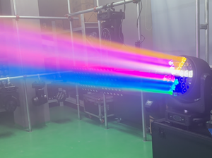 Luz Móvil Profesional CTO Inalámbrica con Efecto Estroboscópico de Mezcla de Colores 180 °   Inversor de Señal para Discoteca DJM37Z3 - Product Image 5