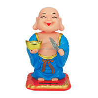 Style chinois chanceux et symbole de richesse conception mignonne Feng Shui bras mobile Statue de bouddha décoration de la maison
