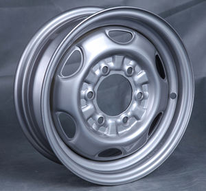 Nouvelle jante de remorque en acier HANKSUGI 22.5 pour <span class=keywords><strong>camion</strong></span>, tailles 13R22.5/12.00R24/12.00R20, vente en gros pour le <span class=keywords><strong>transport</strong></span> logistique - Product Image 2