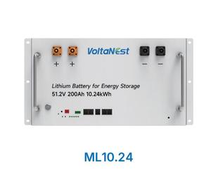 Voltanest 16kWh 314Ah BMS 51.2V, LiFePO4เก็บพลังงานแสงอาทิตย์แบตเตอรี่ลิเธียมโมดูลวางซ้อนกันได้ - Product Image 5