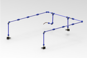 Comeback 1.5 pouces 90 pieds en aluminium tube d'<span class=keywords><strong>air</strong></span> comprimé <span class=keywords><strong>Master</strong></span> Kit <span class=keywords><strong>Air</strong></span> Lines Garage système de tuyauterie d'<span class=keywords><strong>air</strong></span> comprimé - Product Image 3