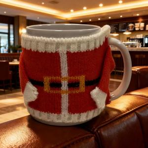 <strong>Wholesale</strong> Custom <strong>Christmas</strong> Knitted Sleeve Cosy Mug Set for Xmas <strong>Gifting</strong> - Product Image 3