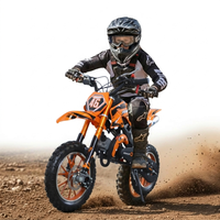 Mini moto tout-terrain Pegasus 49cc automatique 2 temps à essence, certifiée CE, pour enfants, vitesse 35 km/h, transmission par chaîne