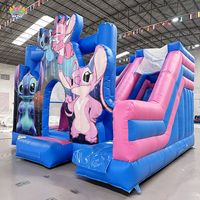 Château gonflable AirFunPro en PVC avec toboggan et trampoline, facile à installer pour enfants et adultes, fourni par l'usine