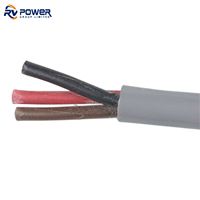 Cable marino triplex plano UL1426 Cable de barco plano dúplex Rojo Negro