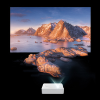 Proyector de TV Láser Portátil YDH-P7F de 5500 Lúmenes y 4K, 150 Pulgadas, con BT5.0, WiFi Dual, Control Remoto IR y Enfoque Automático