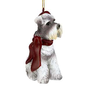 Décor de vacances Schnauzer <span class=keywords><strong>miniature</strong></span>-Résine de pierre moulée couleur 3" - Product Image 4