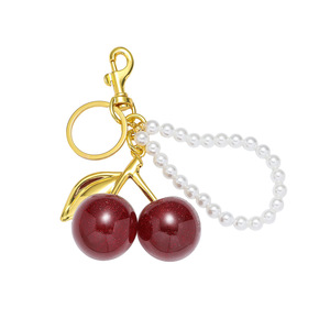 Nouvelle Série 2026 de Breloques Mignonnes et Sucrées en Forme de Cerise Rouge, Porte-clés, Accessoires de Sac à Main Tendance, Bijoux Cadeau pour Fille, Vente en Gros - Product Image 4