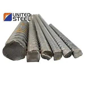 Barra de aço reforçada concreto, barra de aço barra de ferro 6mm 8mm 10mm 12mm 16mm barra de ferro rolado quente hrb400/500 rebarras de aço deformado para construção