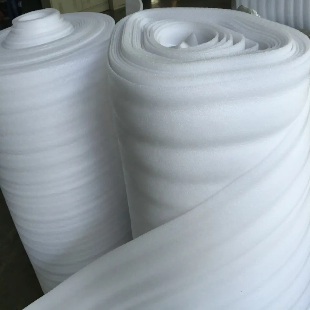 Factory wholesale custom white EPE foam sheet roll used in fruit packaging industry / Polyethylene foam