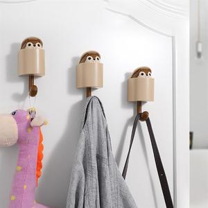 SY Cute Animal <b>Hook</b> Key Storage Rack Clothes Organizer Waterproof Wall Mounted <b>Plastic</b> - Product Image 2
