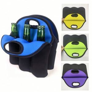 3 Bottle Tote Bag <b>Travel</b> Carrier Reusable Insulated Protector Bags Wine Bottles Water Drinks Christmas <b>Gifts</b> - Product Image 1