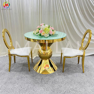 تصميم جديد قوس قزح الاكريليك خلفية خلفية ملونة الزفاف حامل ملون - Product Image 4